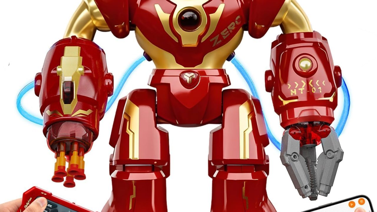 Holyton 5088 Smart Robots for Kids,Large STEM Programmable RC Robot, with Voice Control,APP Control,LED Eyes,Ideal Gift for 4 5 6 7 8 9 Years Old Boys and Girls