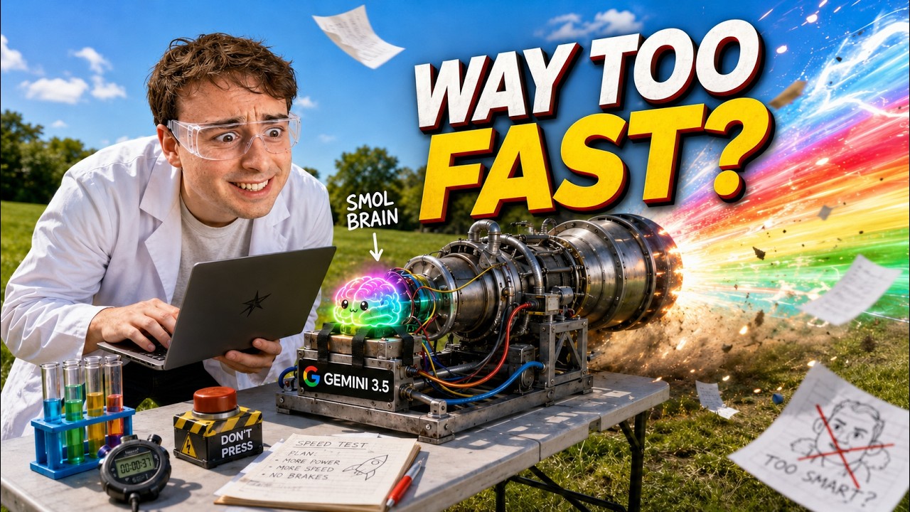 I Field Tested Gemini 3.5 Flash: Fast Boi, Smol Brain.