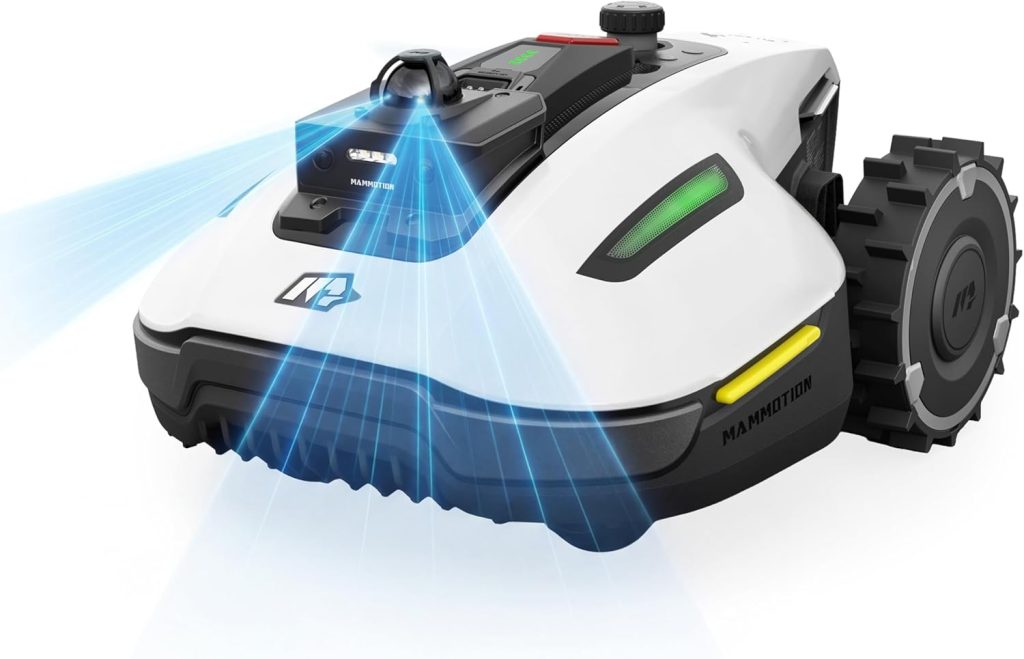 (2026 Upgrade) Mammotion YUKA mini 2 1000H Robotic Lawn Mower, for 0.25 Acre, 360° LiDAR + AI Vision, 45% Slope, DropMow, Smart Battery Management,Cutting Heights 2.0"-3.5"