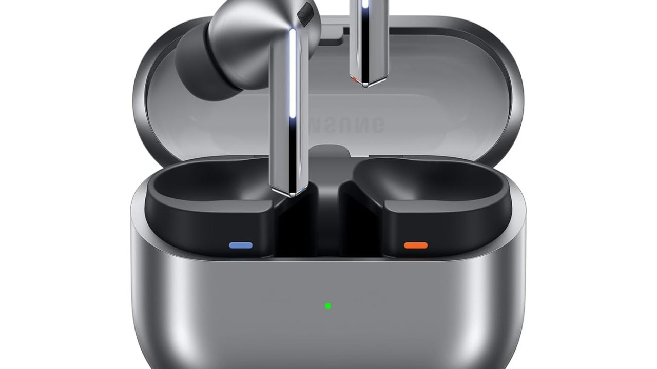 Samsung Galaxy Buds 3 Pro AI True Wireless Bluetooth Earbuds, Noise Cancelling, Sound Optimization, Redesigned Comfort Fit, Silver [US Version, Amazon Exclusive, 2Yr Warranty]