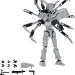 T13 Robot Humanoid Action Figure, Cool 3D Printed Multi-Joint Deformed Humanoid Action Figure with Movable Joints, Perfect for Birthday Gifts (Dark Gray)