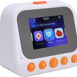 AI Intelligent Learning Robot, Type C Time Manager Reminder 2 in 1 with Voice Multifunctional Translation Early Education Machine, AI Desktop Robot with User Manual
