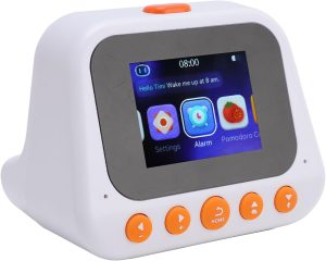 AI Intelligent Learning Robot, Type C Time Manager Reminder 2 in 1 with Voice Multifunctional Translation Early Education Machine, AI Desktop Robot with User Manual
