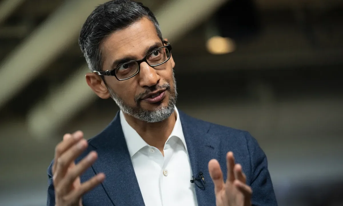 Sundar Pichai, chief executive officer of Alphabet