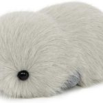 Interactive AI Plush Companion Pet– Privacy Safe Soft Huggable Intelligence Emotional Support Robot Pets, Anxiety Relief Desk Robots| Ideal Toy Gift for Kids,Teens,Adults,Seniors(Grey)