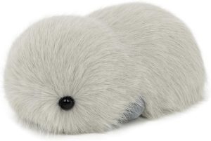 Interactive AI Plush Companion Pet– Privacy Safe Soft Huggable Intelligence Emotional Support Robot Pets, Anxiety Relief Desk Robots| Ideal Toy Gift for Kids,Teens,Adults,Seniors(Grey)