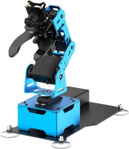 HIWONDER Raspberry Pi 5 AI Vision Robotic Arm 5 DOF Mini Programmable Desktop Robot Kit DIY Robot (Without RPi Board)