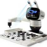 SenseRobot Lite AI Robotic Chess & 10x10 International Draughts Set with Robotic Arm, Electronic Chess Board for Kids & Adults, 25 Levels, 1200+ Lessons, Voice Guidance, Wi-Fi OTA