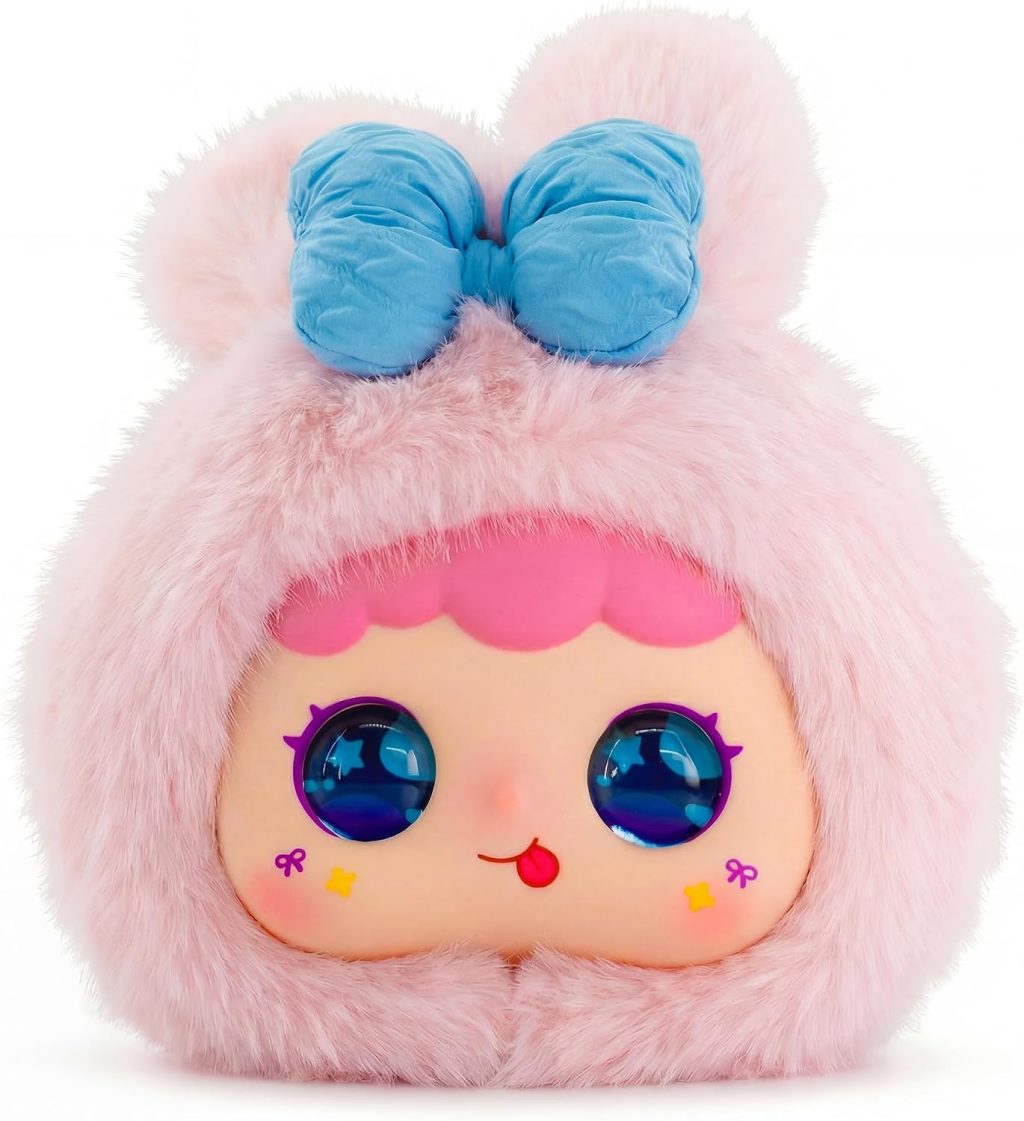 Interactive AI Smart Plush Toy - Soft Talking Companion, Emotional Eyes, Screen-Free Multilingual Learning, Bedtime Storyteller, White Noise, Parental Control App, Gift for Kids 3+, Rabbit