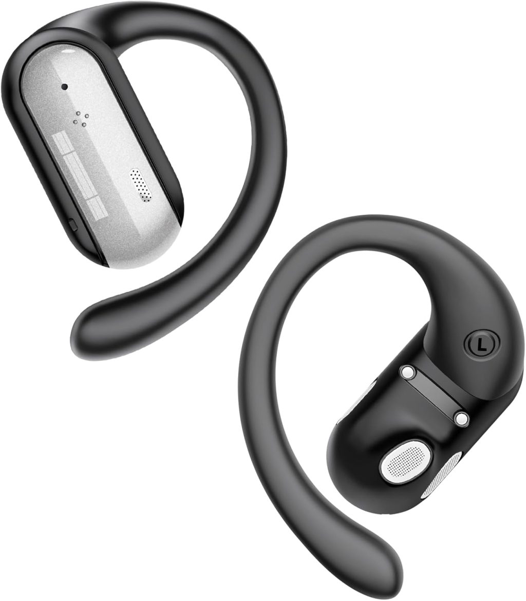 TAGRY AI Translation Earbuds Real Time 164 Languages Translator Ear Buds Audifonos Traductores Inglés Español 4-in-1 Wireless Headphones Bluetooth Earphones for Travel Business Meeting Learning Black