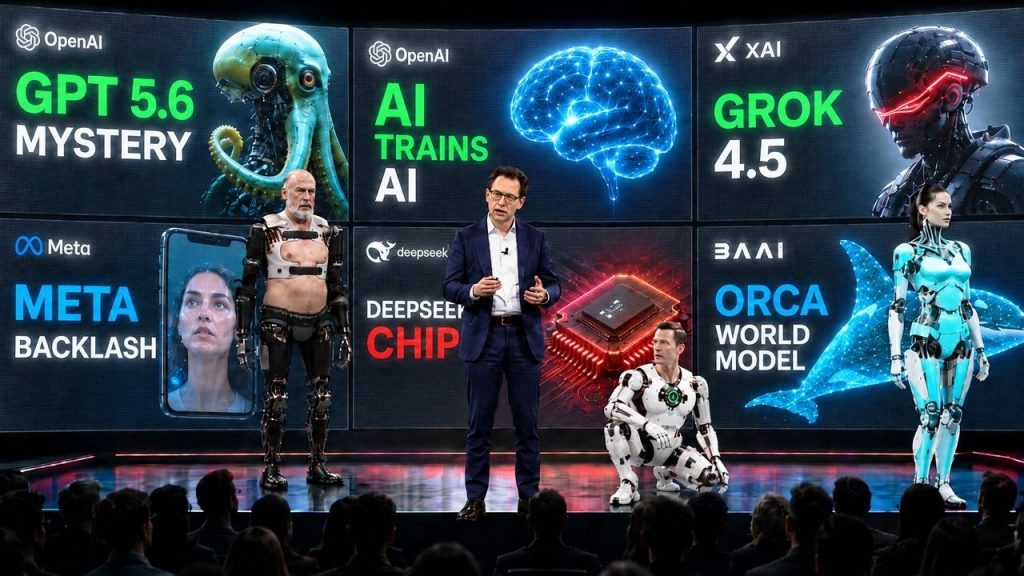 GPT 5.6 Mystery, New 2.7T AI, DeepSeek New AI Chip, Orca World Model, Grok 4.5 and More AI News...