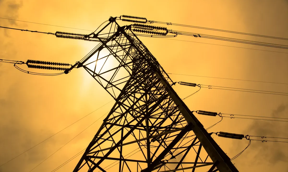 High Voltage Power Transmission Line Tower