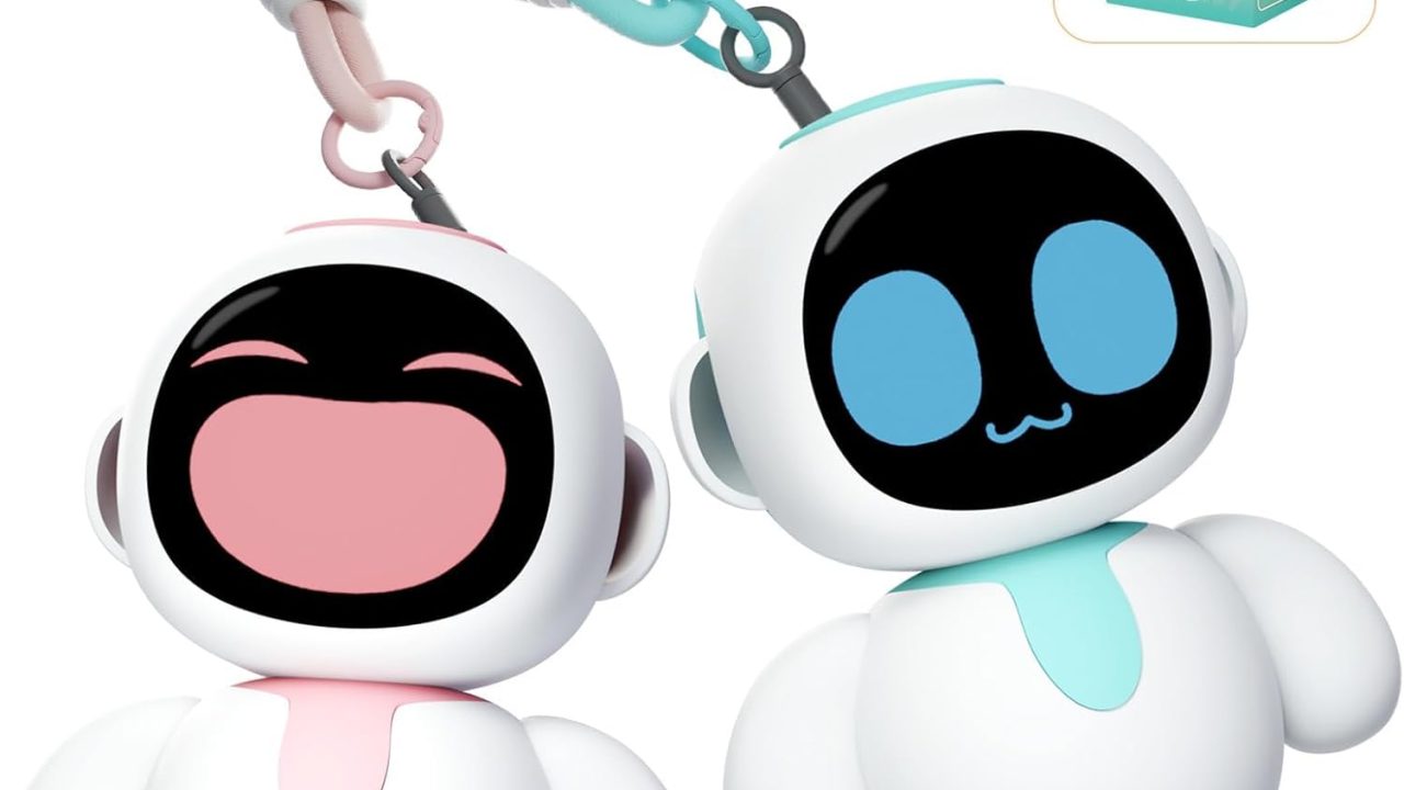 ENERGIZE LAB Eiliko Lover Set + Mystery Swappable Themed Bodies - Portable Robot with AI, Fun Electronic Pendant Toys, Gifts for Couples and Best Friends.