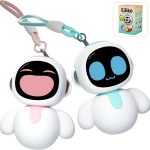 ENERGIZE LAB Eiliko Lover Set + Mystery Swappable Themed Bodies - Portable Robot with AI, Fun Electronic Pendant Toys, Gifts for Couples and Best Friends.