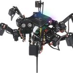 Freenove Big Hexapod Robot Kit for Raspberry Pi 5 4 B 3 B+ Zero 2 W, Walking, Self Balancing, Face Recognition, Ultrasonic Ranging, App Control, Camera, Servo (Raspberry Pi NOT Included)