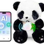 AI toys for kids, Interactive ai companion kids plush panda, Designed specifically for kid's development, No screen educational toys, Smart ai stuffed animal for 3+Kids, 2026 emotional support gifts