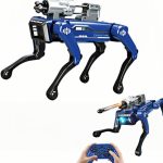Smart Robot Dog for Kids, Voice & Remote Control Interactive AI Robotic Pet with 30+ Lifelike Actions, Programmable & Dancing STEM Toy, Best Gift