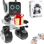 Robot Toys for Kids 5-7, Intelligent Interactive Remote Control Robot Toy with Built-in Piggy Bank Educational Robotic Kit Walks Sings and Dance for Boys and Girls Birthday Robots Toys for Kids 8-12