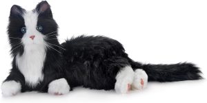 JOY FOR ALL - Black & White Tuxedo Cat - Interactive Companion Pets - Realistic & Lifelike, 5 Years and up, 5 Years and up