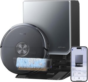 NARWAL Flow 2 Robot Vacuum and Mop Combo, 31000Pa, FlowWash Mop, Balck