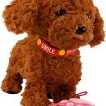 Puppy Robot Realistic Dog | Interactive Robotic Puppy that Walks, Barks, & Learns to Speak | Multi-Functional with 8 Built-in Music & Electric Licking