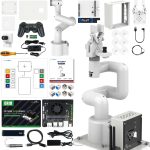 Yahboom Jetson Orin Nano Super 8GB 67Tops Robotic Arm MyCobot280 7DOF Collaborative Robot Desktop Educational Robotic Arm Python with Adaptive Gripper