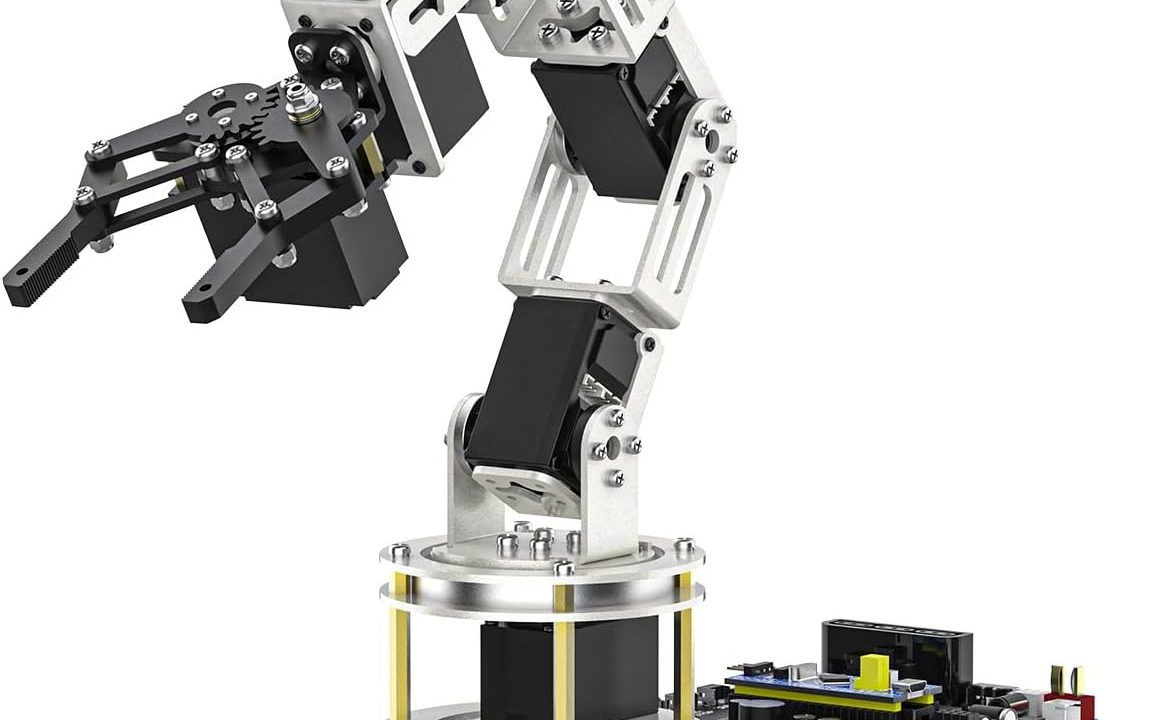 Yahboom ROS2 6DOF Robotic Arm Embodied Intelligence, 3D Spatial Recognition, Virtual Machine PC Control, AI Large Model Voice Module (Standard Kit)