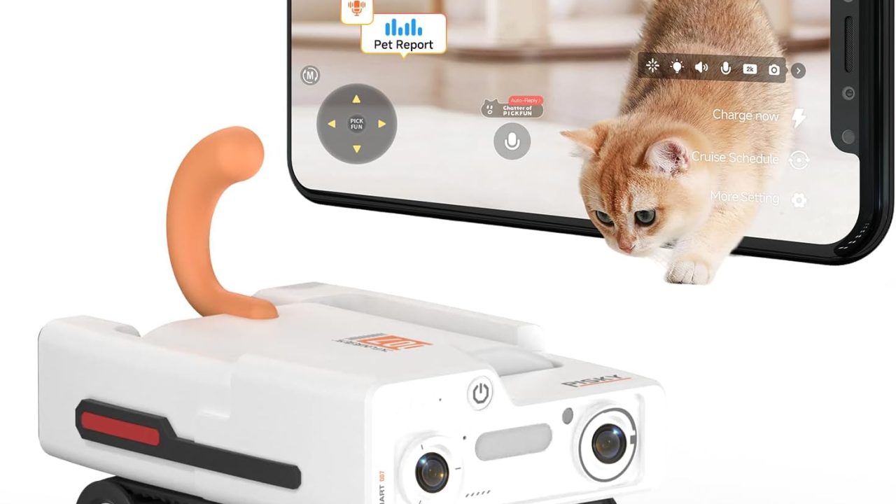 A3 AI Pet Companion Robot Pet Robot Camera Automatic Pet Tracking