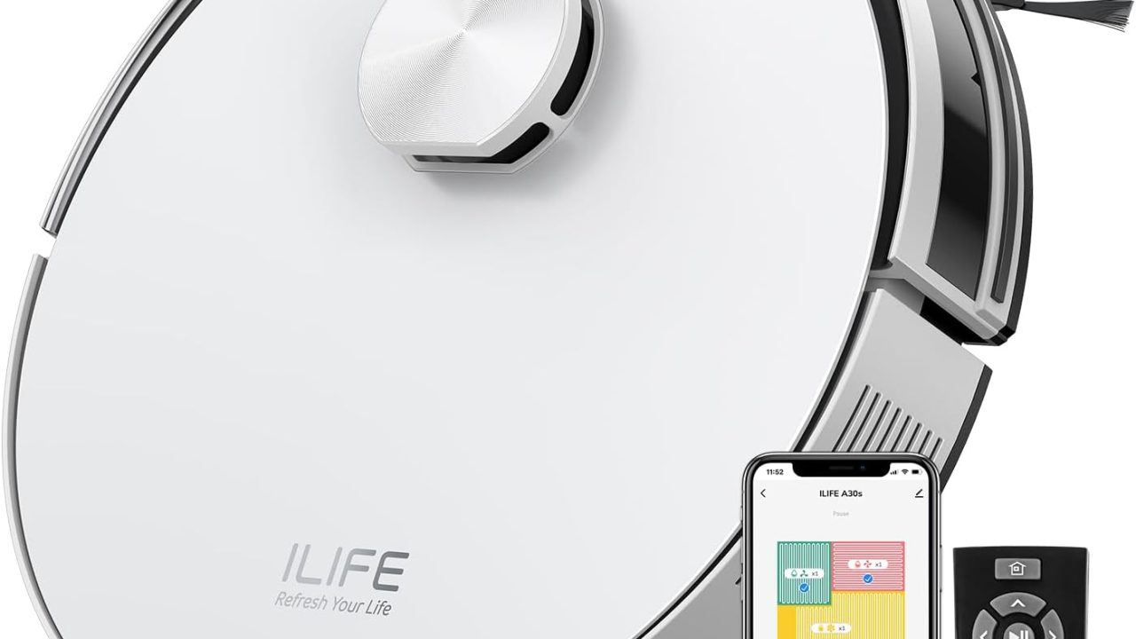 ILIFE A30s Robot Vacuum, 10000Pa Max Suction