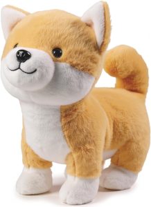 Electronic Plush Toy Dog, Jumping Barking Robot Dog for Kids | Walking Singing Dog Toy, Dancing, Spinning, Wagging Tail, Pause Anytime, Perfect Baby Gift