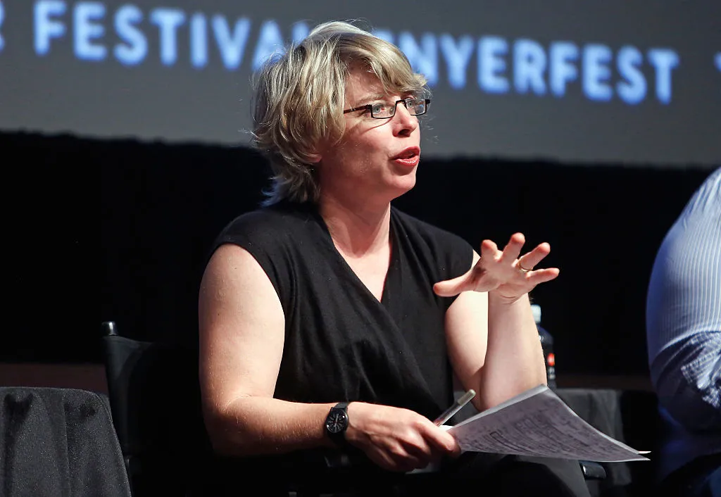 The New Yorker staff writer Jill Lepore speaks onstage at The Hillary Question during The New Yorker Festival 2015 at SVA Theater on October 4, 2015 in New York City.