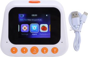 AI Intelligent Learning Robot, Voice Assistant Time Manager with Multifunctional Translation and Reminder, for Kids Early Education and Knowledge Exploration
