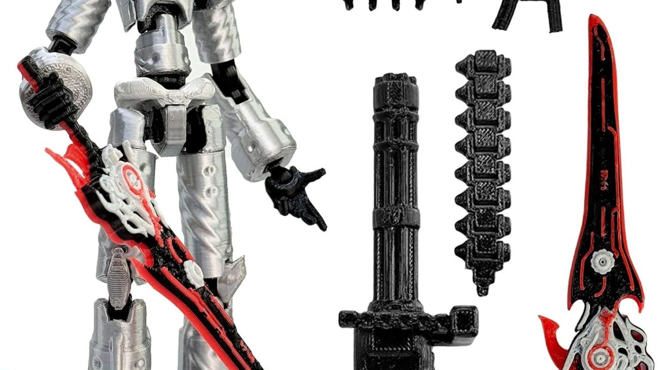 6in 3d Printed Dummy Action Figure Set, Assembly Completed T Robot 13
