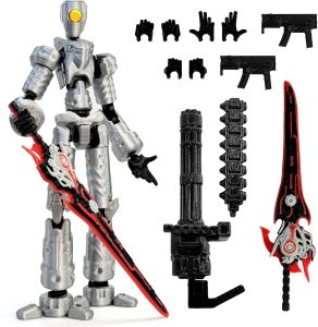 6in 3d Printed Dummy Action Figure Set, Assembly Completed T Robot 13