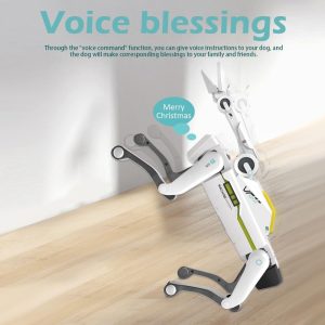 8008 Robot Dog,Smart Dog,Robotic Puppy,AI Dog,Remote Control Pick-Up,Voice Blessings,Programmable Actions,Fun Interactive Toy,Best Gift for Kids & Adults
