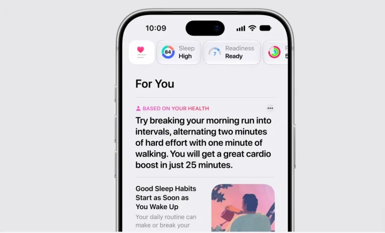 Apple's revamped Health app will calculate your 'health age' and readiness score