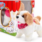 Liberty Imports Flip Over Puppy - Battery Operated Mechanical Jumping Little Pet Dog - Flipping Toy that Somersaults, Walks, Sits, Barks for Toddlers & Kids