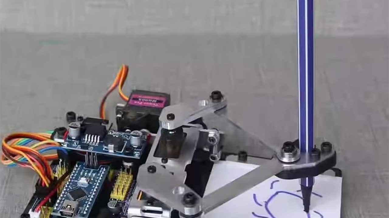 COYEUX Pen Plotter Writing Robot, DIY Smart Drawing Robot Kit, APP Control, Open Source Programming Companion, Assembled by Users, for Creative Painting Activities