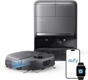 eufy C28 Robot Vacuum Cleaner and Mop Combo, 15,000 Pa, HydroJet Roller Mop