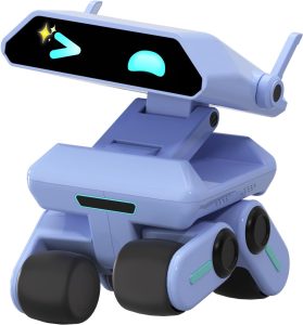Smart AI Robot Powered by ChatGPT, Multimodal Home Companion for Kids & Adults, Voice-Activated Personal Tutor with 5MP Camera, 4-Mic Array, No Subscription Fees, Ideal Educational Gift Yonbo