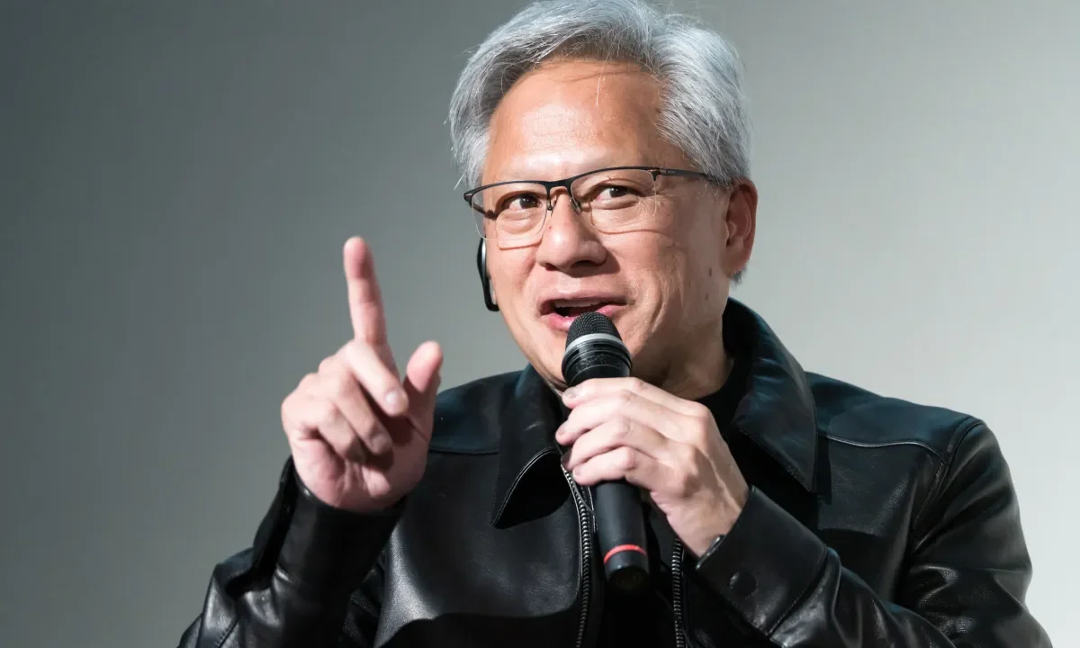 Jensen Huang took a call from Trump, and showed off something else, too