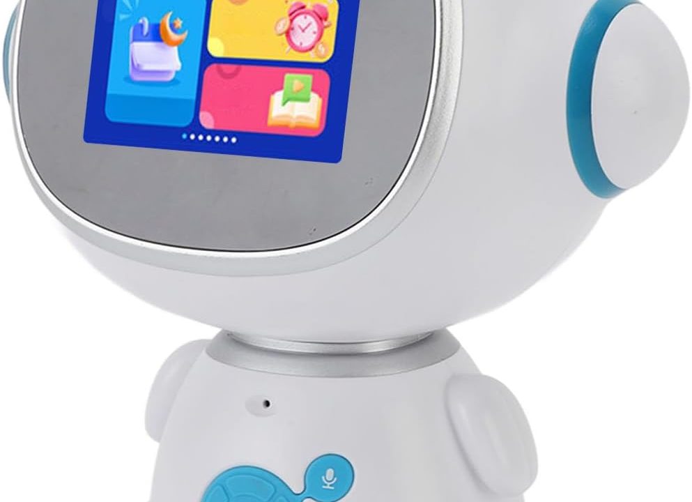 Luocute Early Education Robot, AI Voice Interactive Learning Machine with Screen and Multifunctional Modes, Interactive Learning Educational for Children Aged 3-8