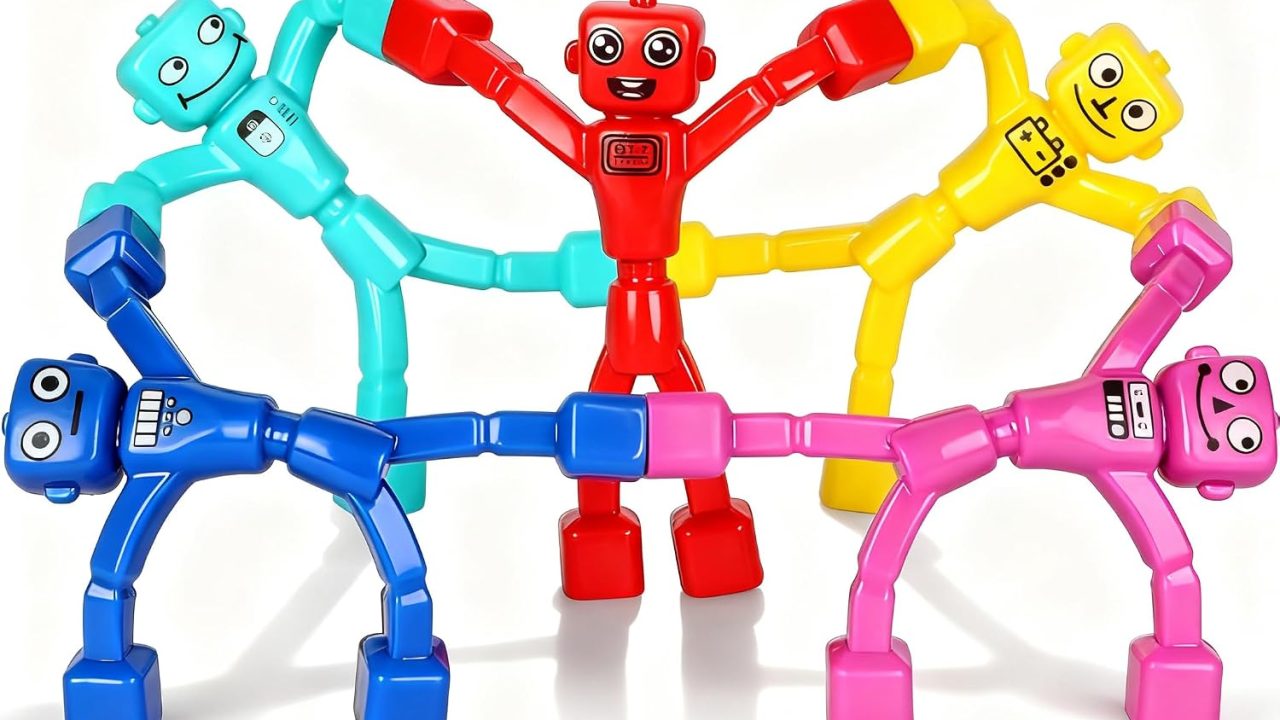 Mruikeny Magnetic Robot Men Travel Toys