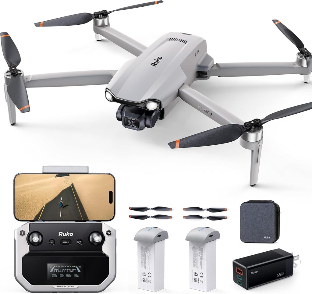 Ruko 65W Fast Charging and F11PRO 2 Drone