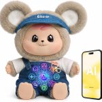 Interactive AI Toys for Kids, Talking AI Companion Smart Stuffed Animal Plush Toy,11.8 Inches Emotional Comfort Toy with Memory, No App Needed,WiFi Connected, Gifts for Boys Girls Teens