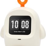 AUNMAS AI Robot, Voice Chat Companion with Multilingual Learning 37 Languages, Interactive Games Brain Teasers, Portable Pendant Design for Kids Boys Girls (White)