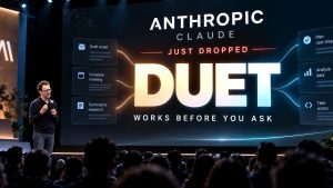 Anthropic Just Dropped DUET: The First AI That Thinks Ahead on Its Own