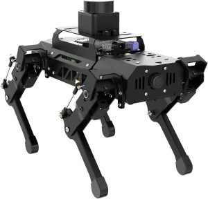 PuppyPi Robot Dog with ChatGPT Large AI Models AI Embodied Intelligence ROS Robotic Dog Vision Scene Voice Understanding SLAM Mapping Navigation Bionic Quadruped Robot, Pro Kit & RaspberryPi5 8GB