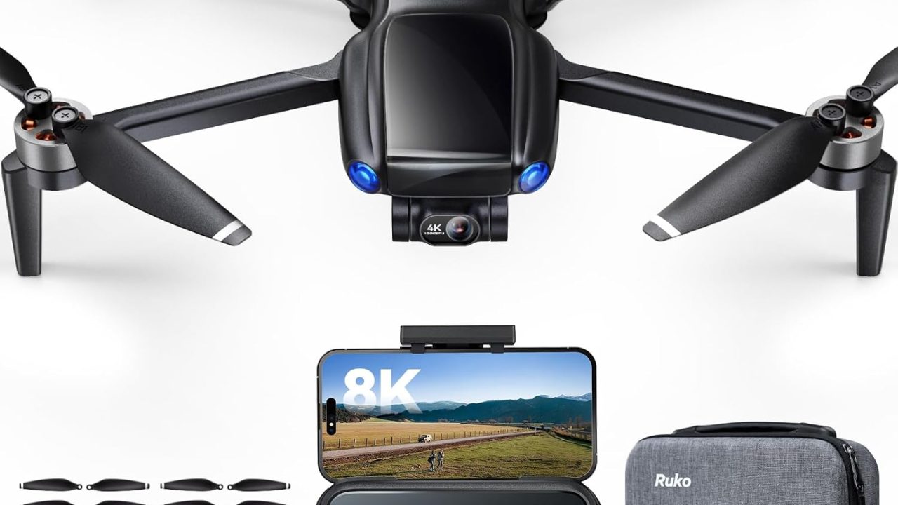 Ruko Drone with Camera for Adults 4K Video & 8K Photo, 96 Mins Flight Time