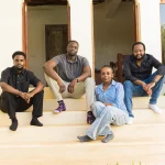 The Satlyt team, from left to right, engineer Leina Moli, founder and CEO Rama Afullo, engineer Junn Wangari, and CTO Nelson Psenjen.